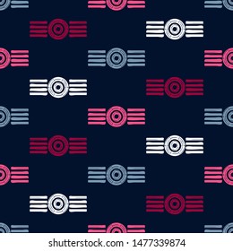 Art seamless pattern. Ethnic print. Boho. Traditional ornament. Vector geometric background. Can be used for social media, posters, email, print, ads designs.