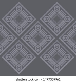 Art seamless pattern. Ethnic print. Boho. Traditional ornament. Vector geometric background. Can be used for social media, posters, email, print, ads designs.