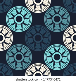 Art seamless pattern. Ethnic print. Boho. Traditional ornament. Vector geometric background. Can be used for social media, posters, email, print, ads designs.