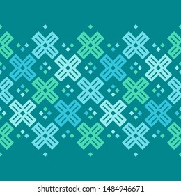 Art seamless pattern. Ethnic print. Multicolored. Boho. Folk motif. Vector geometric background. Can be used for social media, posters, email, print, ads designs.