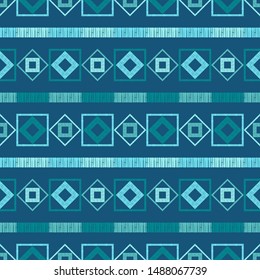 Art seamless pattern. Ethnic print. Multicolored. Boho. Folk motif. Vector geometric background. Can be used for social media, posters, email, print, ads designs.