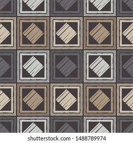 Art seamless pattern. Ethnic print. Multicolored. Boho. Folk motif. Vector geometric background. Can be used for social media, posters, email, print, ads designs.