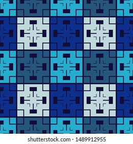 Art seamless pattern. Ethnic print. Multicolored. Boho. Folk motif. Vector geometric background. Can be used for social media, posters, email, print, ads designs.
