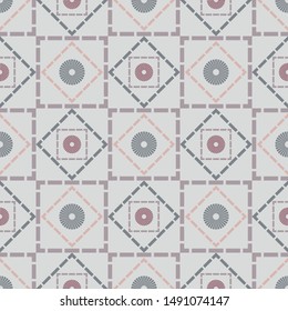 Art seamless pattern. Ethnic print. Multicolored. Boho. Folk motif. Vector geometric background. Can be used for social media, posters, email, print, ads designs.
