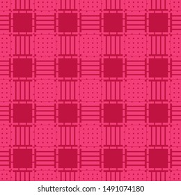 Art seamless pattern. Ethnic print. Multicolored. Boho. Folk motif. Vector geometric background. Can be used for social media, posters, email, print, ads designs.