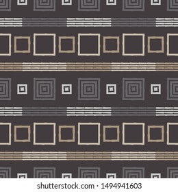 Art seamless pattern. Ethnic print. Multicolored. Boho. Folk motif. Vector geometric background. Can be used for social media, posters, email, print, ads designs.