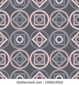 Art seamless pattern. Ethnic print. Multicolored. Boho. Folk motif. Vector geometric background. Can be used for social media, posters, email, print, ads designs.
