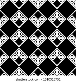 Art seamless pattern. Ethnic print. Boho. Folk motif. Vector geometric background. Can be used for social media, posters, email, print, ads designs.