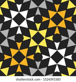 Art seamless pattern. Ethnic print. Multicolored. Boho. Folk motif. Vector geometric background. Can be used for social media, posters, email, print, ads designs.