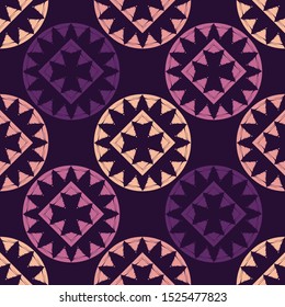 Art seamless pattern. Ethnic print. Boho. Folk motif.