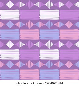 Art seamless pattern. Ethnic print. Multicolored. Boho. Traditional ornament. Folk motif. Vector geometric background. Can be used for social media, posters, email, print, ads designs.