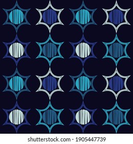 Art seamless pattern. Ethnic print. Multicolored. Boho. Traditional ornament. Folk motif. Vector geometric background. Can be used for social media, posters, email, print, ads designs.