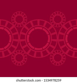 Art seamless pattern. Folk motif. Vector geometric background. Can be used for social media, posters, email, print, ads designs.