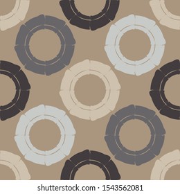 Art seamless pattern. Folk motif. Vector geometric background. Can be used for social media, posters, email, print, ads designs.