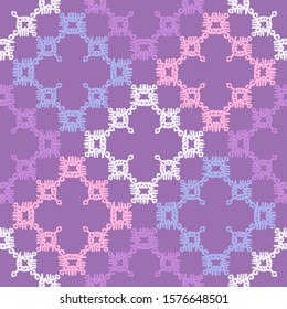 Art seamless pattern. Folk motif. Vector geometric background. Can be used for social media, posters, email, print, ads designs.