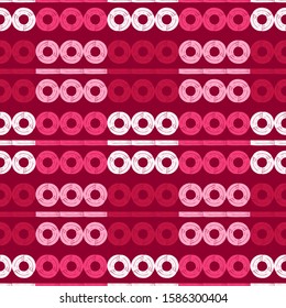 Art seamless pattern. Folk motif. Vector geometric background. Can be used for social media, posters, email, print, ads designs.