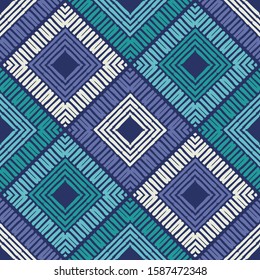 Art seamless pattern. Folk motif. Vector geometric background. Can be used for social media, posters, email, print, ads designs.
