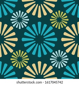 Art seamless pattern. Folk motif. Vector geometric background. Can be used for social media, posters, email, print, ads designs.