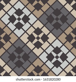 Art seamless pattern. Folk motif. Vector geometric background. Can be used for social media, posters, email, print, ads designs.