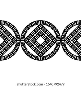 Art seamless pattern. Folk motif. Vector geometric background. Can be used for social media, posters, email, print, ads designs.