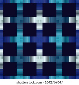 Art seamless pattern. Folk motif. Vector geometric background. Can be used for social media, posters, email, print, ads designs.