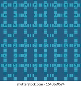 Kunstnahtloses Muster. Folkloremotiv. geometrischer Hintergrund der Vektorillustration. Kann für Social Media, Poster, E-Mail, Print, Werbedesigns verwendet werden.