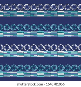 Art seamless pattern. Folk motif. Vector geometric background. Can be used for social media, posters, email, print, ads designs.
