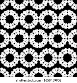 Art seamless pattern. Folk motif. Vector geometric background. Can be used for social media, posters, email, print, ads designs.