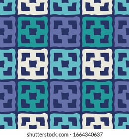 Art seamless pattern. Folk motif. Vector geometric background. Can be used for social media, posters, email, print, ads designs.