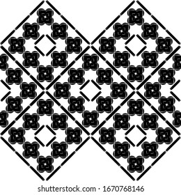 Art seamless pattern. Folk motif. Vector geometric background. Can be used for social media, posters, email, print, ads designs.