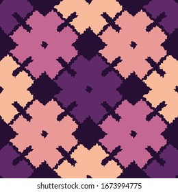 Art seamless pattern. Folk motif. Vector geometric background. Can be used for social media, posters, email, print, ads designs.