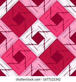 Diseño sin fisuras. Motivo popular. Fondo geométrico vectorial. Puede ser usado para medios sociales, afiches, correo electrónico, impresión, diseños de anuncios.
