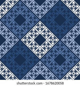 Diseño sin fisuras. Motivo popular. Fondo geométrico vectorial. Puede ser usado para medios sociales, afiches, correo electrónico, impresión, diseños de anuncios.