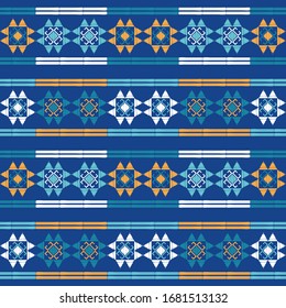 Art seamless pattern. Folk motif. Vector geometric background. Can be used for social media, posters, email, print, ads designs.