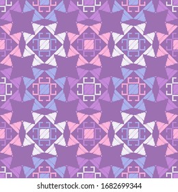 Diseño sin fisuras. Motivo popular. Fondo geométrico vectorial. Puede ser usado para medios sociales, afiches, correo electrónico, impresión, diseños de anuncios.