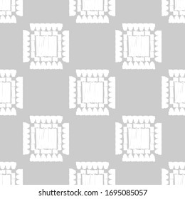 Art seamless pattern. Folk motif. Vector geometric background. Can be used for social media, posters, email, print, ads designs.