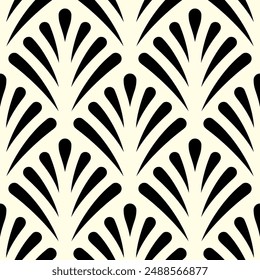 Kunst des nahtlosen Musters. Geometrische Linien Formen Wiederholende Muster Hintergrund der druckbaren Vektorgrafik.