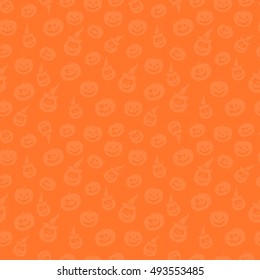 Art seamless pattern for Happy Halloween background. Design template for flyers, posters,ecards, invitations, brochures,etc. Creative style. Vector illustration