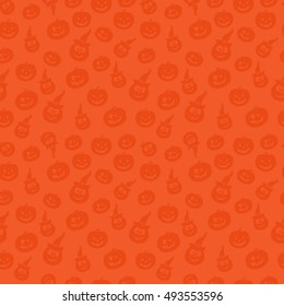 Art seamless pattern for Happy Halloween background. Design template for flyers, posters,ecards, invitations, brochures,etc. Creative style. Vector illustration