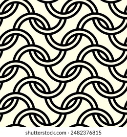 Art of Seamless pattern. Interlocking Geometric Shape repeated patterns of printable vector.