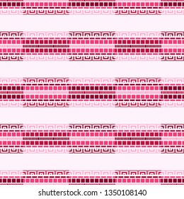 Art seamless pattern. Lace. Color - red. Simple design. Vector geometric background. Can be used for social media, posters, email, print, ads designs.