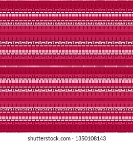 Art seamless pattern. Lace. Color - red. Simple design. Vector geometric background. Can be used for social media, posters, email, print, ads designs.