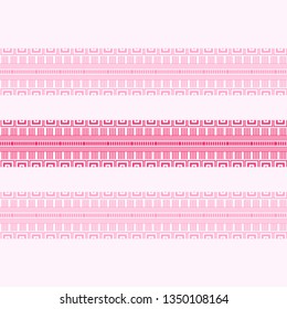 Art seamless pattern. Lace. Color - red. Simple design. Vector geometric background. Can be used for social media, posters, email, print, ads designs.