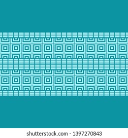 Art seamless pattern. Meander. Multicolored. Simple design. Vector geometric background. Can be used for social media, posters, email, print, ads designs.