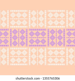 Art seamless pattern. Pearl colors. Pink, yellow, blue, lilac. Simple design. Vector geometric background. Can be used for social media, posters, email, print, ads designs.