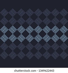 Art seamless pattern. The shapes of the squares. Grey. Simple design. Vector geometric background. Can be used for social media, posters, email, print, ads designs.