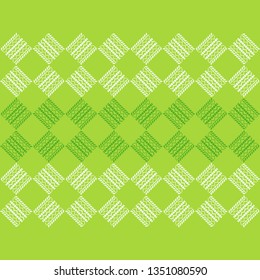 Art seamless pattern. Spring leaves. Simple design. Vector geometric background. Can be used for social media, posters, email, print, ads designs.