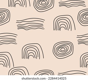 diseño escandinavo de estilo de patrón impecable a mano
