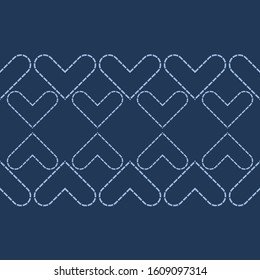 Art seamless pattern. Valentine's day. Vector geometric background. Can be used for social media, posters, email, print, ads designs.