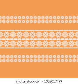 Art seamless pattern. Winter and snowflakes. Multicolored. Simple design. Vector geometric background. Can be used for social media, posters, email, print, ads designs.